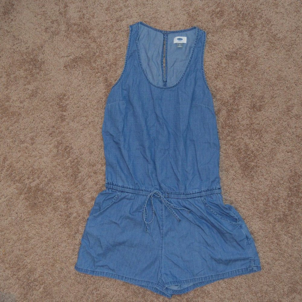 Denim Romper